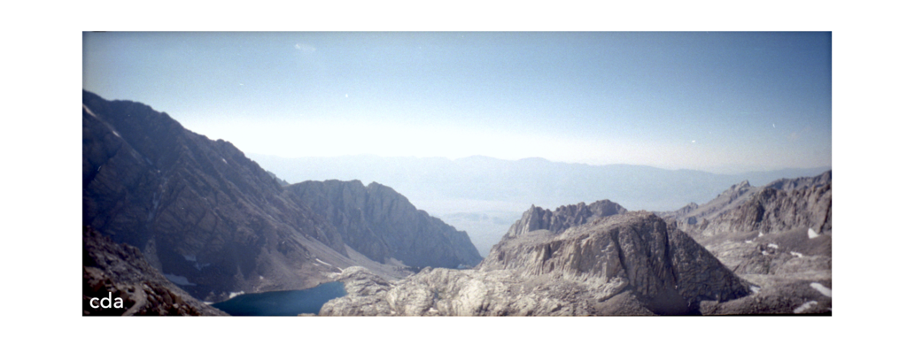 Looking east towards Lone Pine, CA, USA